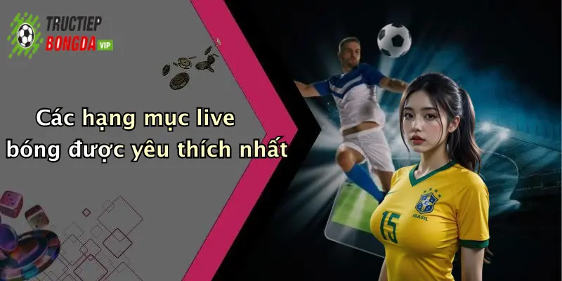 Các hạng mục live bóng được yêu thích nhất