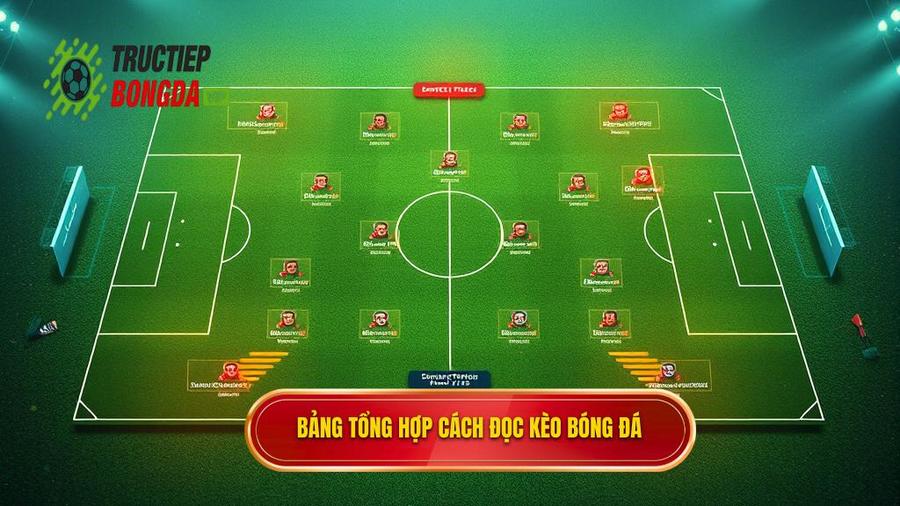 Bảng tổng hợp cách đọc kèo bóng đá cho người mới