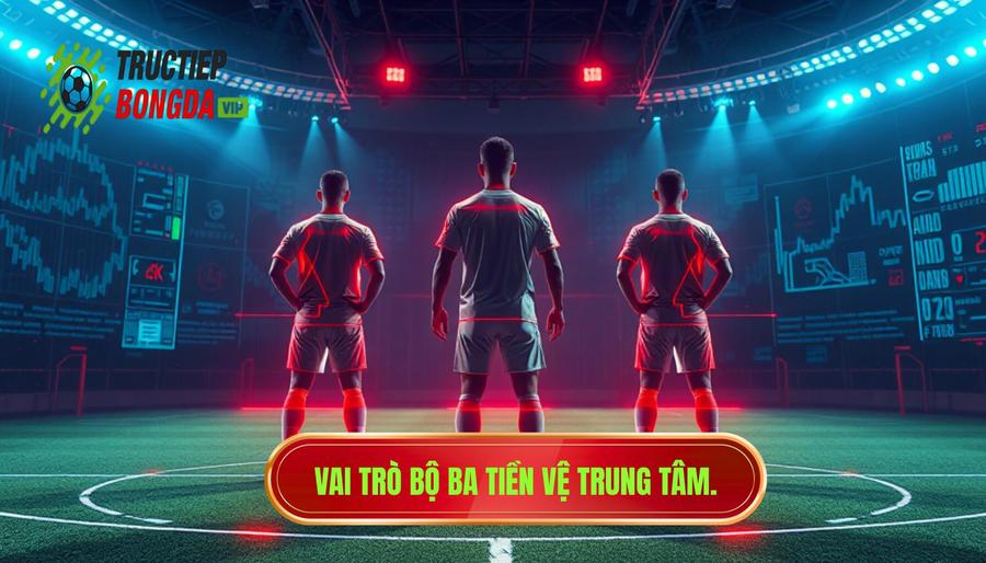 Phân tích chi tiết vai trò của bộ ba tiền vệ